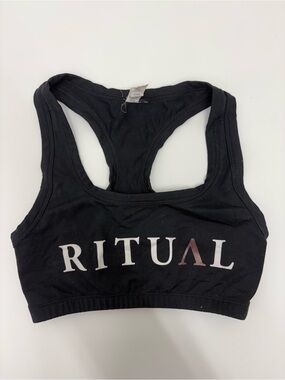 Ritual Black Racerback Sports Bra